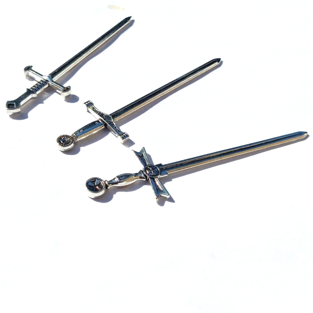 3 Mini Antique Swords